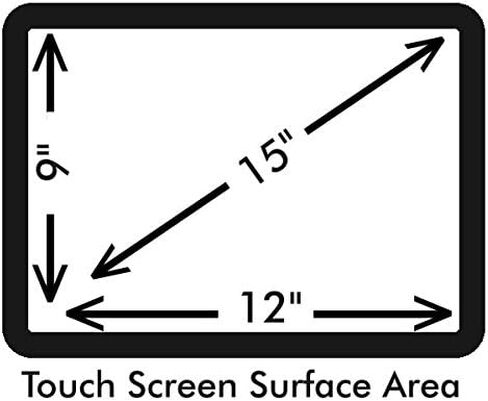 Anti-Glare 15" POS Touch Screen Protector For Uniwell DX915 With Anti-Fingerprint properties. in Kuwait