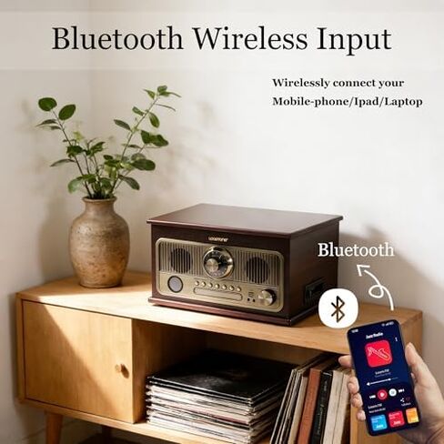 All-in-One Vinyl Vintage Record Player and Professional Speed Test Disk Strobe Light in Kuwait