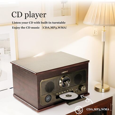 All-in-One Vinyl Vintage Record Player and Professional Speed Test Disk Strobe Light in Kuwait