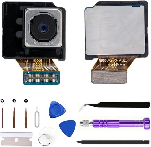OEM Galaxy S9 Main Rear Camera Replacement Original for Samsung Galaxy S9 SM-G960U Back Camera Module Part Repair with Tools（US Version in Kuwait
