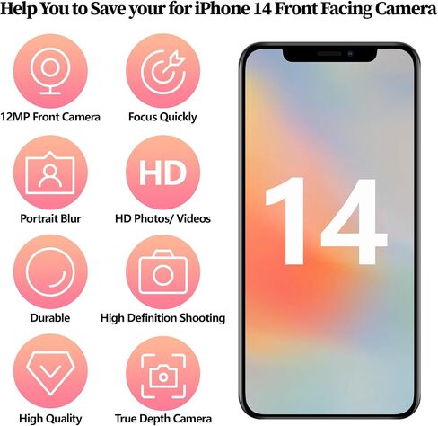 for iPhone 14 12MP Front Facing Camera Replacement Kit in Kuwait