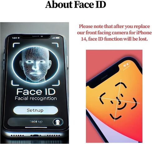 for iPhone 14 12MP Front Facing Camera Replacement Kit in Kuwait