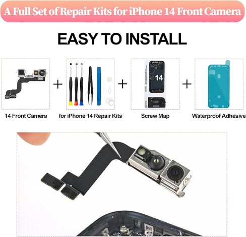 for iPhone 14 12MP Front Facing Camera Replacement Kit in Kuwait