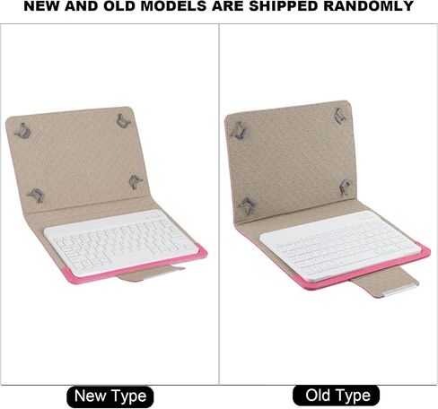 Cryfokt Bluetooth Keyboard for Tablet with PU Leather Case, Black in Kuwait