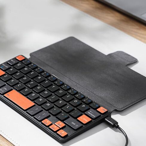 ASHATA Travel Keyboard with Touchpad, Compact Keyboard, Foldable Cover in Kuwait