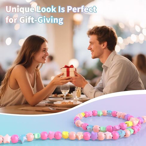 Aolcev for iPhone Charging Cord 3.3FT Fast Charger Cable 66W Cute Stars Beaded Phone Charger Cord Pearl USB A Charging Cable for iPhone 14 13 12 11 Pro Max Plus for iPad Pro Air Colourful Stars in Kuwait