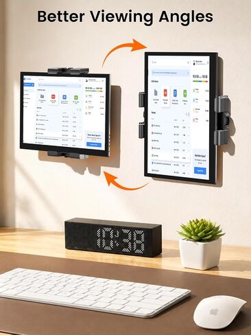 OHLPRO Portable Monitor Wall Mount, 4.7-22" Swivel iPad Tablet Wall Holder in Kuwait