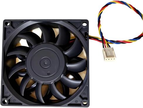 12V 9025 90mm PC Cooling Fan PWM 4PIN 4000RPM High Speed Two Ball Bearing for Computer Server Cabinet Case CPU Cooler in Kuwait