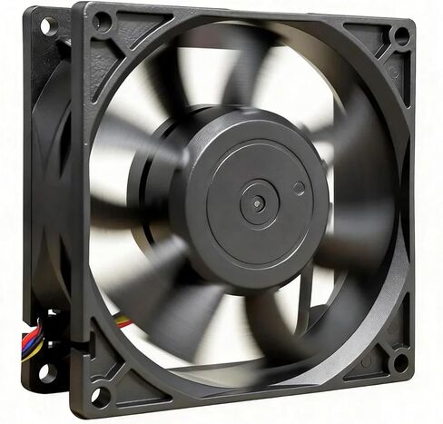 12V 9025 90mm PC Cooling Fan PWM 4PIN 4000RPM High Speed Two Ball Bearing for Computer Server Cabinet Case CPU Cooler in Kuwait