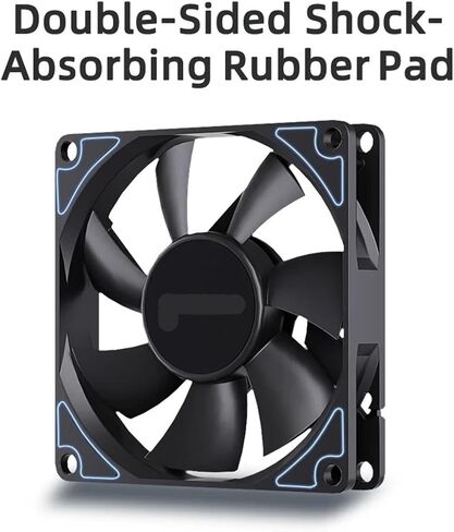 UT-8015 8CM Chassis Fan Slim 15mm Thinckness 12V/4Pin PWM Hydraulic Bearing 1200-3000rpm PC Case Cooling Ventilator in Kuwait