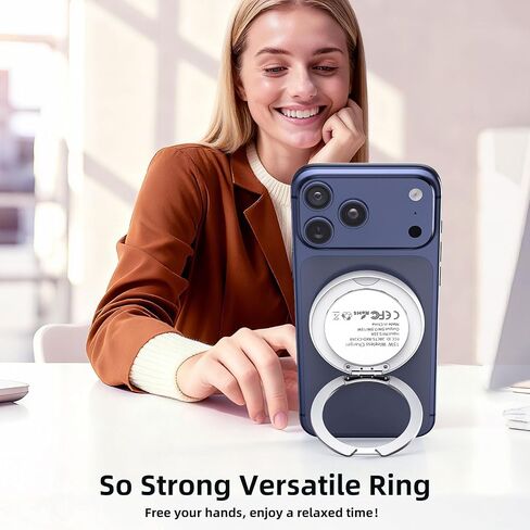 EGK Mag.Safe Charger for iPhone, Magnetic Wireless Charger Stand for iPhone 12-17 Series & AirPods Pro 4-2 with 6.6ft USB-C Charging Cable in Kuwait