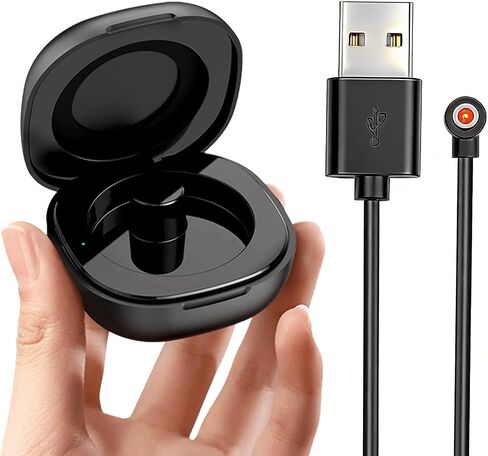 [1+1Pack] Smart Ring Charging Case & Charger Cable for Fitness Ring Magnetic Charger Portable Charging Box Charging Cord for Smart Rings (Not Wireless Charger) in Kuwait