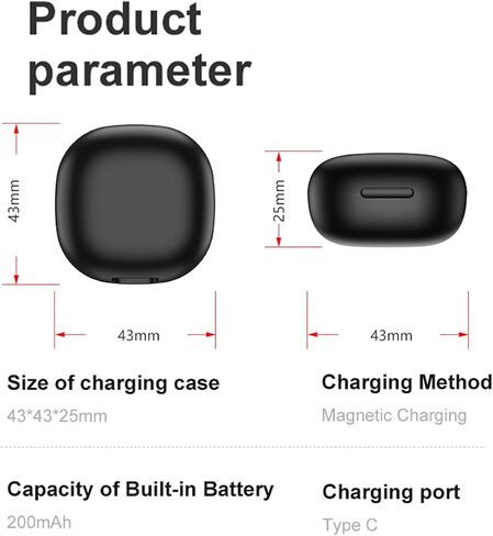 [1+1Pack] Smart Ring Charging Case & Charger Cable for Fitness Ring Magnetic Charger Portable Charging Box Charging Cord for Smart Rings (Not Wireless Charger) in Kuwait