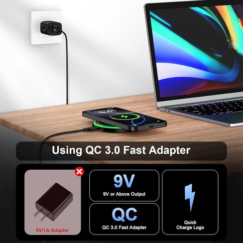 for Samsung Wireless Charger Fast Charging Pad Wireless Charger Android in Kuwait
