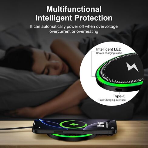for Samsung Wireless Charger Fast Charging Pad Wireless Charger Android in Kuwait