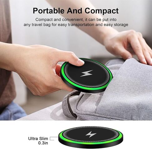 for Samsung Wireless Charger Fast Charging Pad Wireless Charger Android in Kuwait