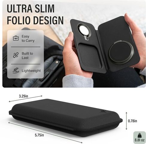 Nimble FOLD 3-in-1 Wireless Charging Station, Qi2-Certified, USB-C Cable in Kuwait