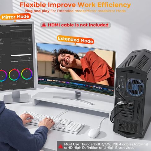 4K@60Hz HDMI to USB C Adapter, Uni-Directional Male to Female in Kuwait