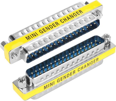 ENUODA 2 Pack Gender Changers 9 Pin Male to Male Adapter DB9 Coupler, Data Transfer and Device Connection for RS232 Serial Cables in Kuwait
