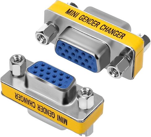 ENUODA 2 Pack Gender Changers 9 Pin Male to Male Adapter DB9 Coupler, Data Transfer and Device Connection for RS232 Serial Cables in Kuwait