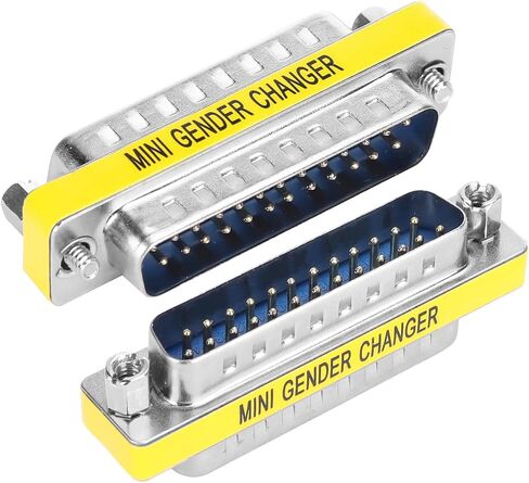 ENUODA 2 Pack Gender Changers 9 Pin Male to Male Adapter DB9 Coupler, Data Transfer and Device Connection for RS232 Serial Cables in Kuwait