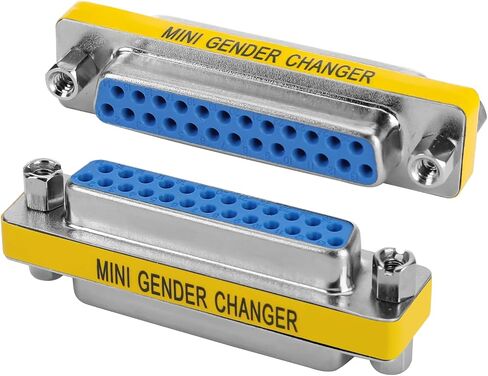 ENUODA 2 Pack Gender Changers 9 Pin Male to Male Adapter DB9 Coupler, Data Transfer and Device Connection for RS232 Serial Cables in Kuwait
