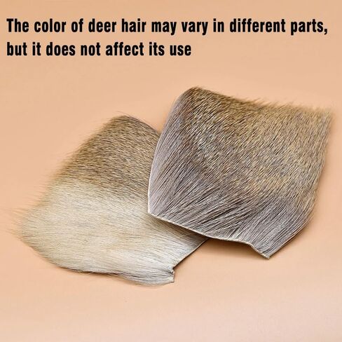 1 Pcs Dry Fly Tying Elk Deer Hair Patch for Caddis Zonker Mice Fishing Fly Dry Flies Tying Material in Kuwait