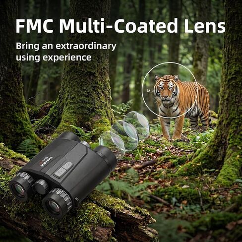 Gen2 10x42 Laser Rangefinder Binoculars Hunting with Pro Harness 2500Yds in Kuwait