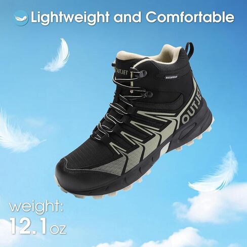 Women's Lightweight Waterproof Hiking Boots Mid Ankle in Kuwait