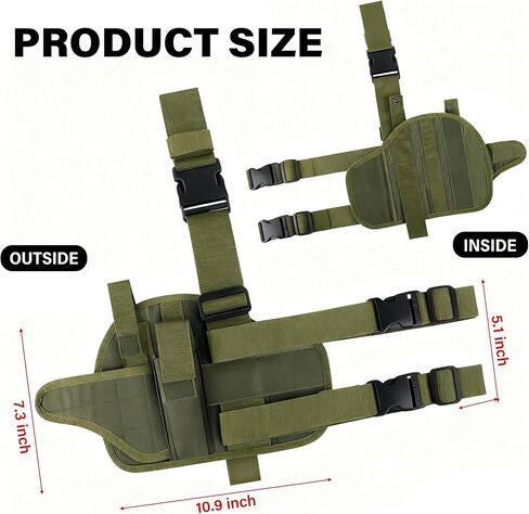 Universal Drop Leg Holster, Tactical Thigh Pistol Gun Holster in Saudi Arabia