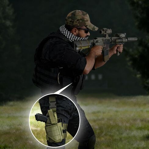 Universal Drop Leg Holster, Tactical Thigh Pistol Gun Holster in Saudi Arabia