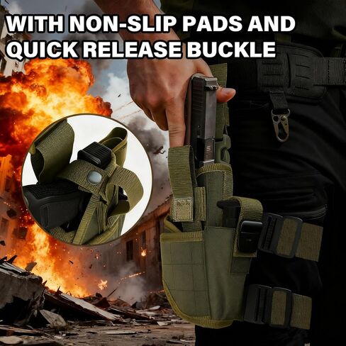 Universal Drop Leg Holster, Tactical Thigh Pistol Gun Holster in Saudi Arabia