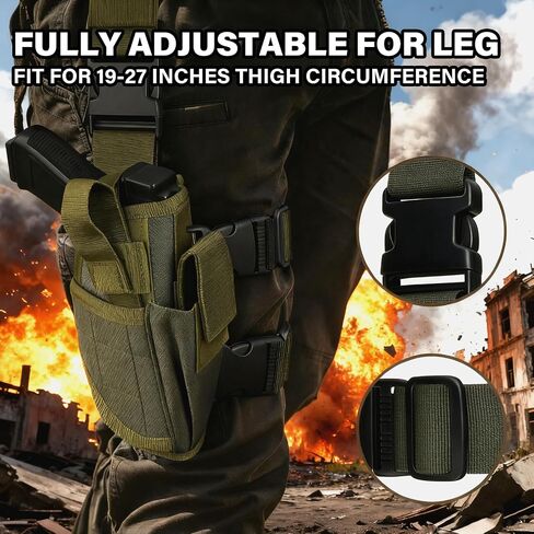 Universal Drop Leg Holster, Tactical Thigh Pistol Gun Holster in Saudi Arabia