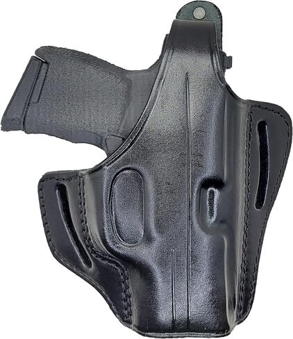 Sig P365 OWB Leather Holster - P365 Pancake Holster - for SigP365 X XL SAS Macro, S&W CSX M&P Bodyguard 380, Rgr LCP LC9s EC9s, Kahr CW9 Compatible Pistols - Leather Sig P365 Holsters in Kuwait