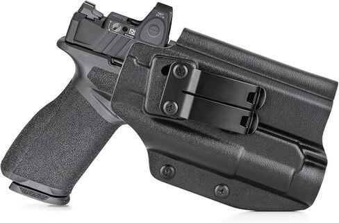 Echelon Holster with Light, Kydex Holster for Springfield Echelon 4.5F and 4.0C with Streamlight TLR-1 HL/TLR-1/TLR-1S Flashlight - Red Dot Optic Cut - Appendix Carry Holster for Concealed Carry in Saudi Arabia
