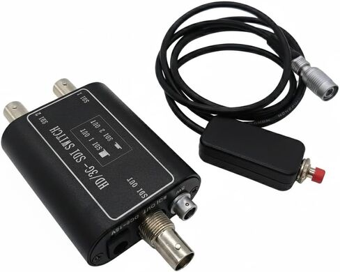3G/HD/SD-SDI Swtcher 2 Ch Input 1 Ch or the Other Channel Output Toggled by Button in Kuwait