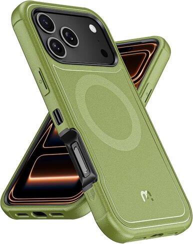 M MYBAT PRO For iPhone 17 Case with Belt Clip Holster,w/Screen Protector in Kuwait