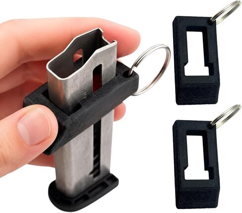 Magazine Speed Loader Compatible with Smith & Wesson M&P 380 Shield EZ | Quick Load Assist Tool | Thumb Saver Design | Fast Reload Magazine Loader | Easy Grip Accessory | Black Plastic | 2-Pack in Saudi Arabia