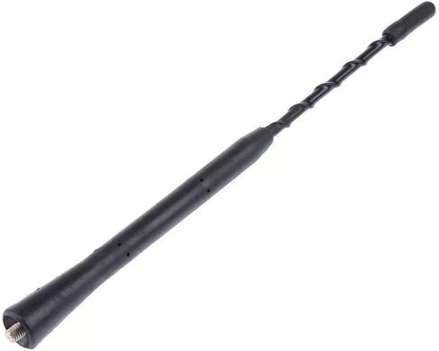 9" inch Black Rubber Fuba Antenna Mast for Ford Contour 1995-2000 — Power Rod Radio AM/FM Antenna — Waterproof, Easy Installation, No Tools Required — Antenna Base is Not Included in Kuwait