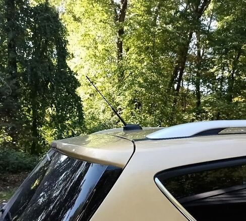 13" inch Black Rubber Fuba Antenna Mast for Ford Escape 2013-2019 — Power Rod Radio AM/FM Antenna — Waterproof, Easy Installation, No Tools Required — Antenna Base is Not Included in Kuwait