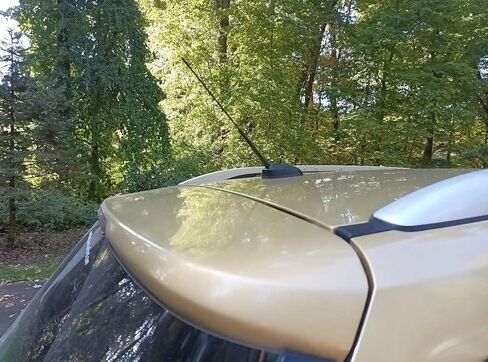 13" inch Black Rubber Fuba Antenna Mast for Ford Escape 2013-2019 — Power Rod Radio AM/FM Antenna — Waterproof, Easy Installation, No Tools Required — Antenna Base is Not Included in Kuwait