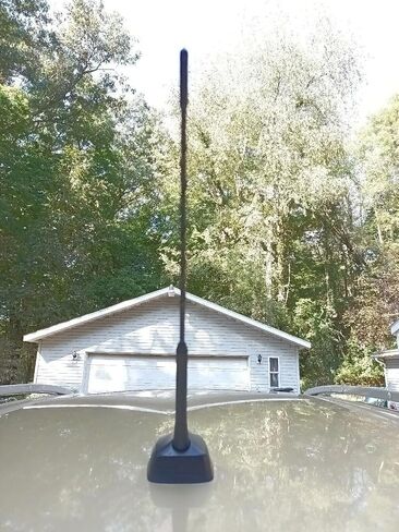 13" inch Black Rubber Fuba Antenna Mast for Ford Escape 2013-2019 — Power Rod Radio AM/FM Antenna — Waterproof, Easy Installation, No Tools Required — Antenna Base is Not Included in Kuwait