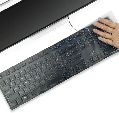 Keyboard Skin Cover for Dell KM636 KB216 Wireless Wired Desktop Keyboard in Kuwait