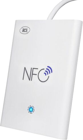 ACS AquaGuard ACR1552U-A2 NFC Card Reader, USB Contactless Smart Card Reader, IP67 Waterproof and Dustproof, 13.56 MHz, ISO 14443 Type A and B Compatible in Saudi Arabia