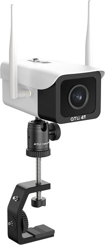 ATLI 4K Time Lapse Camera & C Clamp and Ball Head Kit - Timelapse Construction Cameras and C Clamp with 1/4"-20 Stainless Steel Thread Screw Mount and 1/4" Screw Tripod Ball Head in Kuwait