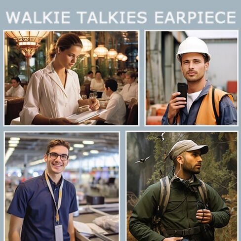 KETELESE T1 Walkie Talkie USB C Air Acoustic Tube Earpiece, Only Work with T1 Walkie Talkie (1 Pack, Black) in Saudi Arabia