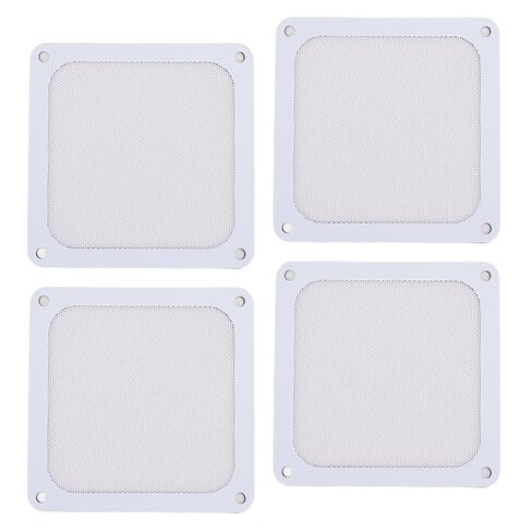 PC Fan Dust Filter Magnetic Frame 120mm PVC Computer Cooler Fan Dust Filter for Chicken Coop Vent (White) in Saudi Arabia