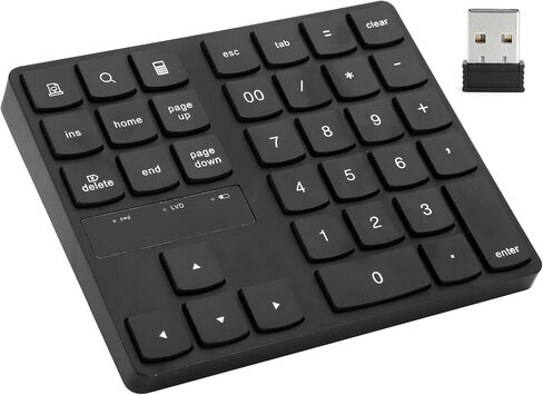 35-Key .4G Numeric Keypad – Ultra Slim Portable Numeric Keypad with Key for MacOS Laptops Desktops Tablets – Plug and Play for Data Entry Accountants in Saudi Arabia