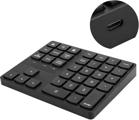 35-Key .4G Numeric Keypad – Ultra Slim Portable Numeric Keypad with Key for MacOS Laptops Desktops Tablets – Plug and Play for Data Entry Accountants in Saudi Arabia