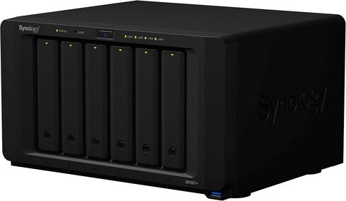 Synology DiskStation DS1621+ NAS Server for Business with Ryzen CPU, 32GB Memory, 12TB SSD Storage, DSM Operating System, iSCSI Target Ready in Saudi Arabia